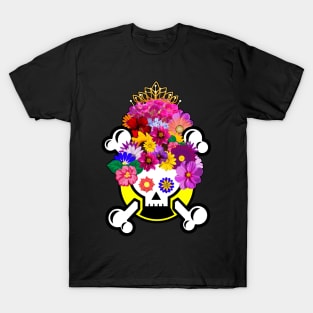 Copy of  design based on the tradition of commemorating the dead in Mexico style. T-Shirt